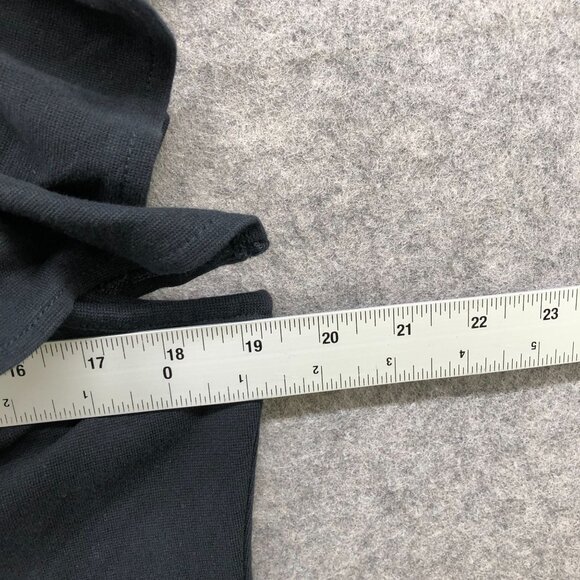 United Colors Of Benneton Off Shoulder Ruffle Top Womens XL Black Cropped - Picture 5 of 8